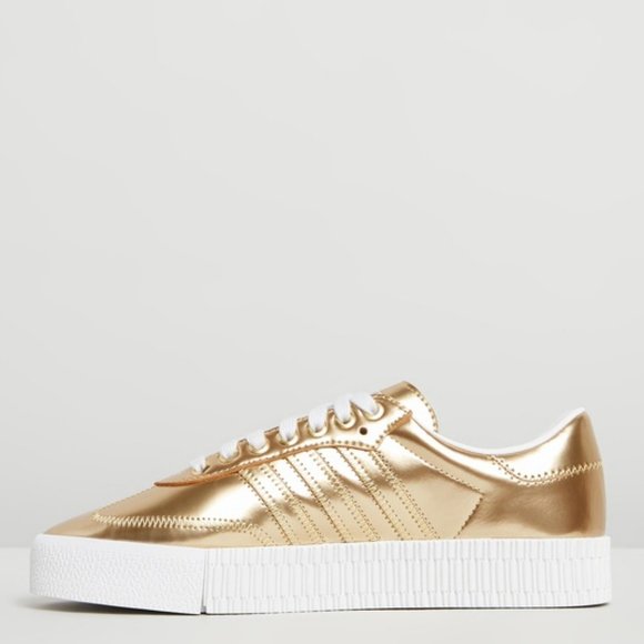 ADIDAS Originals Sambarose Gold Sneakers - Picture 7 of 10